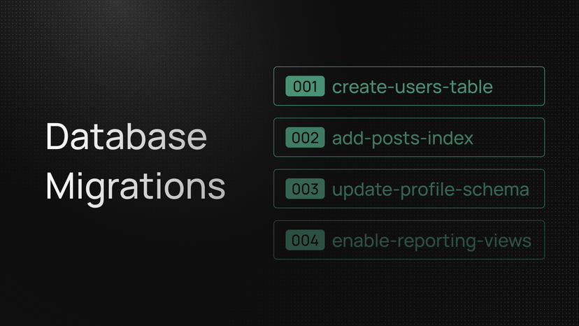 Keep track of every schema change with Database Migrations in InsForge