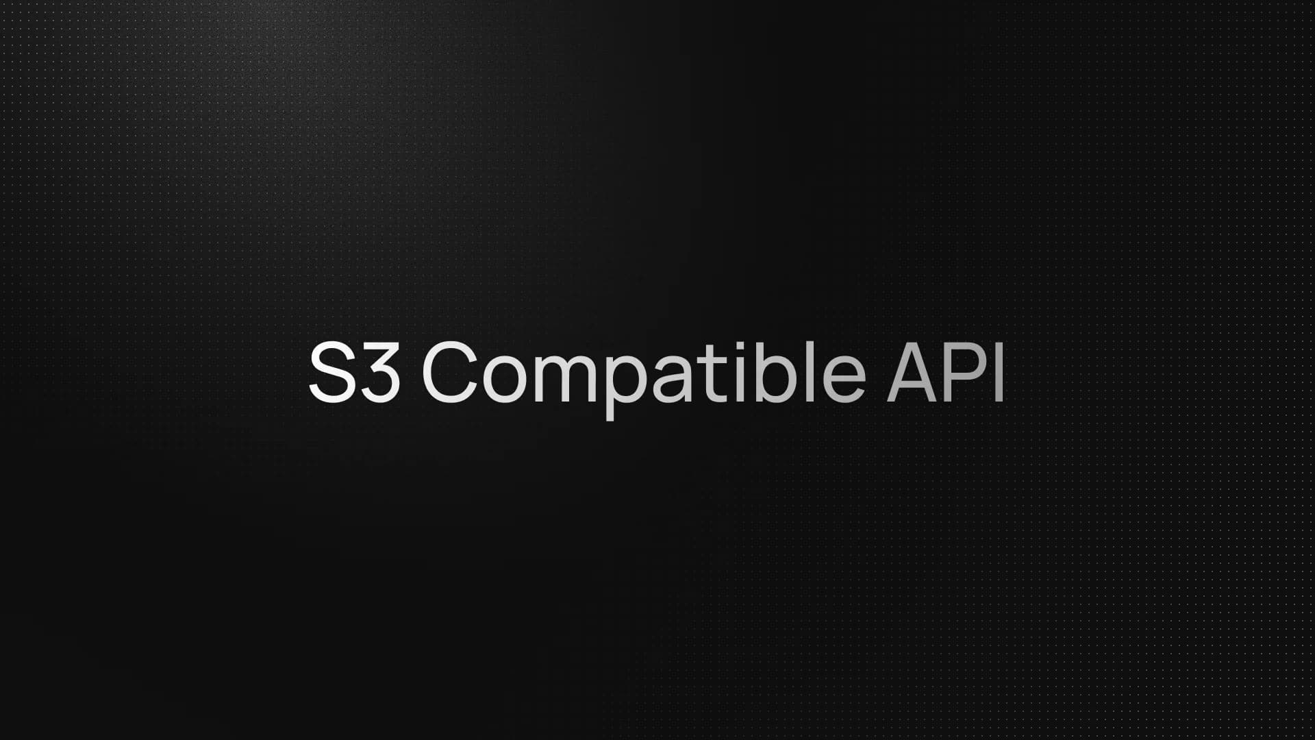 S3 Compatible API in the InsForge dashboard