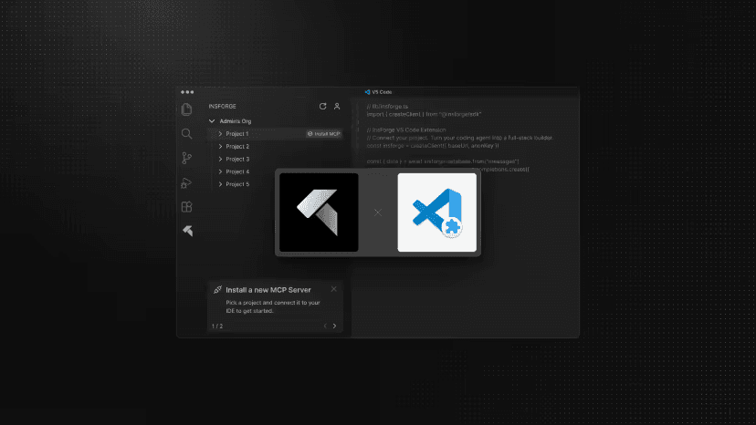 VS Code extension for InsForge